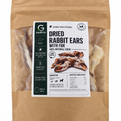 Dried rabbit ears